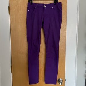 Purple jeans